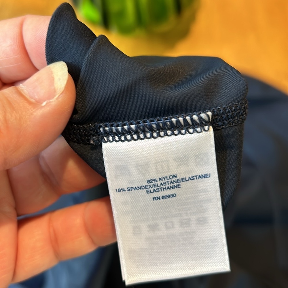 Lands' End Men's Navy Rash Guard - Picture 6 of 7